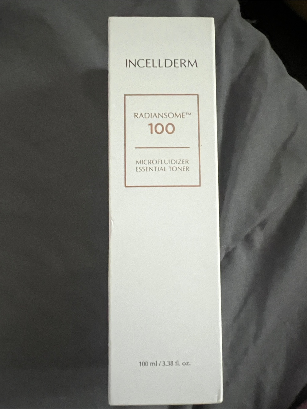 INCELLDERM Radiansome 100 Microfluidizer Essential Toner — White